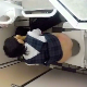 A voyeur cameraman peers over the side of a public bathroom stall wall and captures two Japanese girls using a toilet. One of them may be shitting, the second one already took a shit, and the third only pisses. 720P HD. About 7 minutes.
